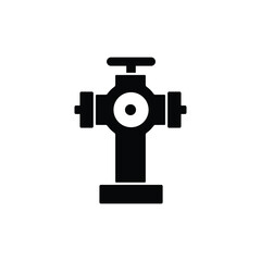 Fire extinguishing pole icon vector isolated on white, logo sign and symbol.