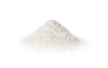 Fototapeta na wymiar Pile of natural salt isolated on white