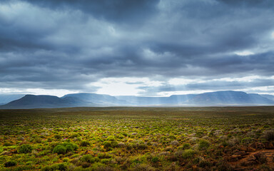 clouds over the roggerveld mountains 