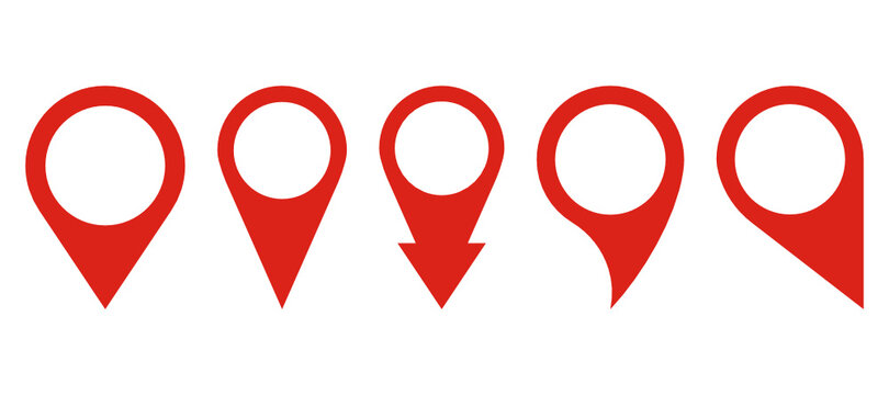 Location map icon. GPS geo tag symbol