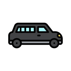 transportation icons related car for private transportation vectors with editable stroke,