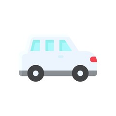 transportation icons related car for private transportation vectors in flat style,