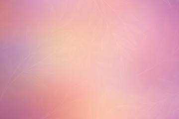 Golden pink colored autumn blurred background with soft impression of leaves.