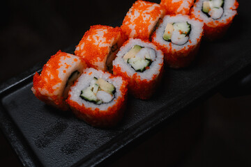 sushi with salmon