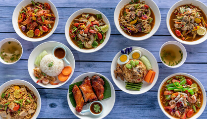 Thai Food Mixed Dishes