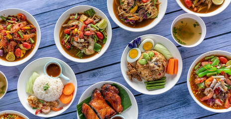 Thai Food Mixed Dishes