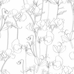 artwork, backdrop, background, blooming flowers, botanical, card, celebration, contour, decoration, design, drawing, element, endless, environment, fabric, floral, flower, graphic, growth, hand drawn,