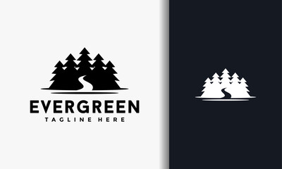 evergreen road simple logo
