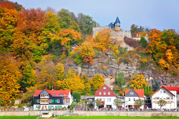 Herbst in der Sächsischen Schweiz, Deutschland
