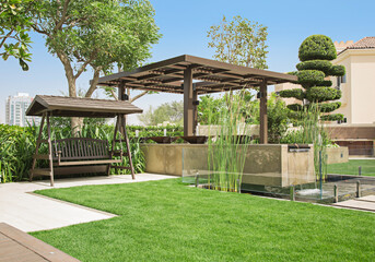 gazebo in the garden