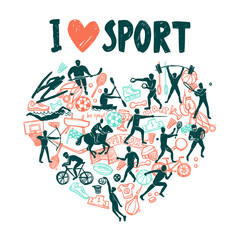 Love Sport Concept,HELTH DAY, World Health Day 7th april