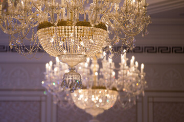 detail of chandelier