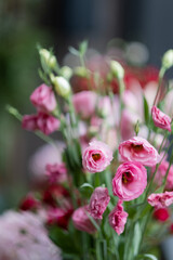 flower pot wedding decoration, bunch of flowers, rose
