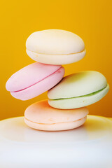 wonderful beautiful and tasty multi-colored marshmallow cakes