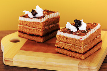 delicious wonderful cake for tea and coffee