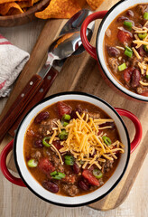 Bowl of chili con carne