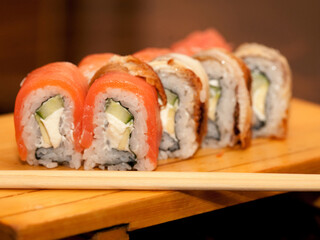 japan traditional food close up