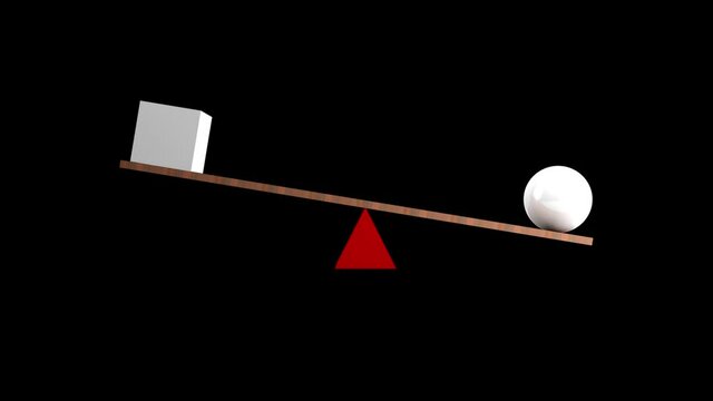 Conceptual video of a weighing scale