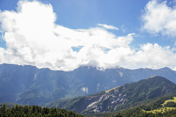 Fototapeta premium Beautiful scenery in the mountains of Taiwan