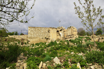 Shushi city in Nagorno - Karabakh, Caucasus mountains