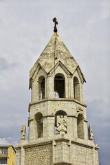 Fototapeta na wymiar The church in Shushi city, Nagorno - Karabakh, Caucasus