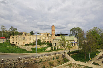 The view on Shushi city in Nagorno - Karabakh, Caucasus