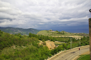 The view on Shushi city in Nagorno - Karabakh, Caucasus