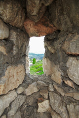 The castle in Shushi city, Nagorno - Karabakh, Caucasus