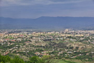 Obraz premium Stepanakert city in Nagorno - Karabakh, Caucasus mountains