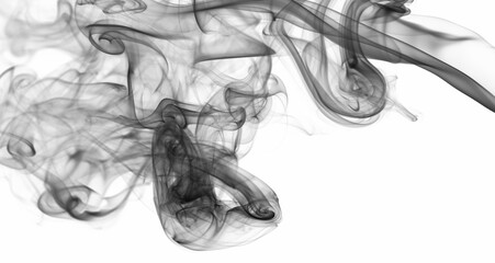 Abstract silky smoke background