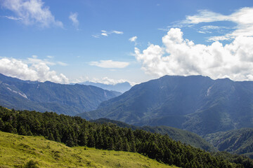 Fototapeta na wymiar Taiwan's beautiful alpine scenery 23