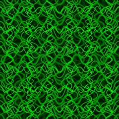 Green glow wavy dynamic pattern. Cover design template