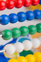 Abakus in Nahaufnahme