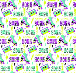 Seamless pattern in retro style 