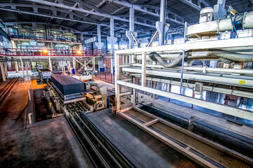 Production of aerated concrete blocks at factory transport stage