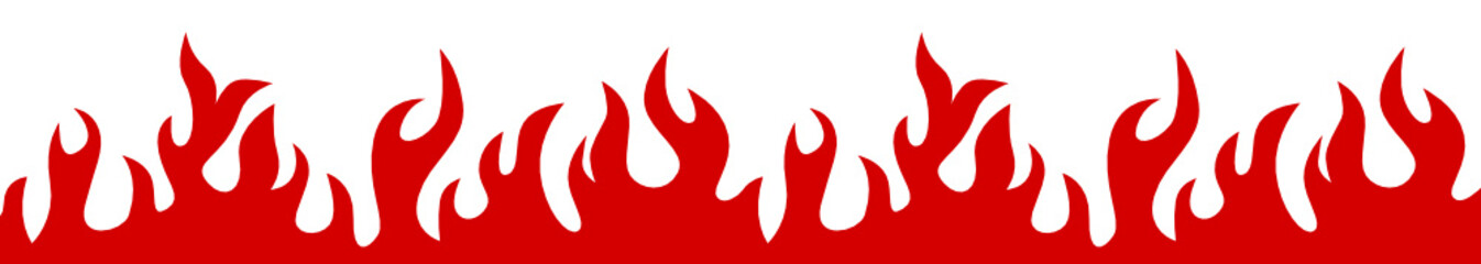 Feuer und Flammen Bordüre