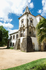 Fototapeta na wymiar Don Manuel Royal palace, Pavilion, Public garden Merendas, UNESCO World Heritage Site, Evora, Alentejo, Portugal