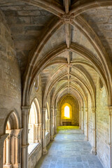 Fototapeta premium Nossa Senhora da Assunçao Cathedral, Gothic cloister, Evora, Alentejo, Portugal
