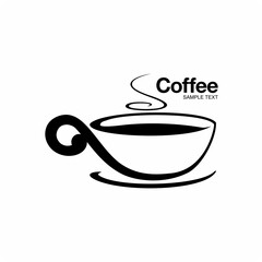 Coffee labels , Coffee cup logos