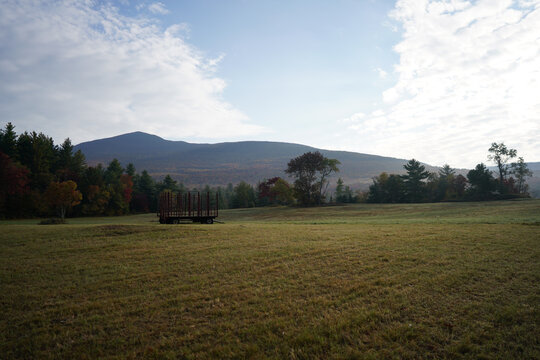 Foggy Morning In Vermont, Mad River Valley 