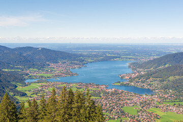 Obraz premium Landscape with mountains and clouds