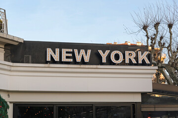 Fototapeta premium New York Sign