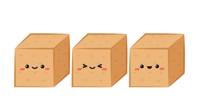 Brown Sugar Vector. Brown Sugar Character Design.