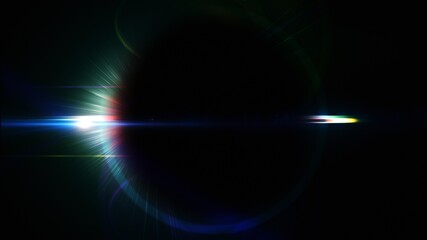 Abstract light space glow background design
