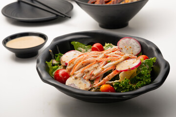 fresh japannese healthy food salad