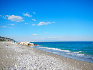 beach and sea in summer
