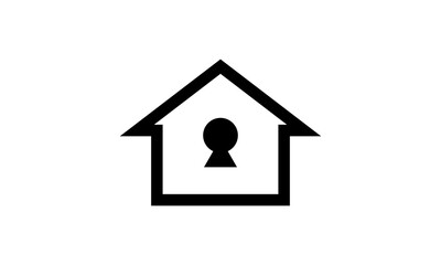 Fototapeta premium key home vector logo