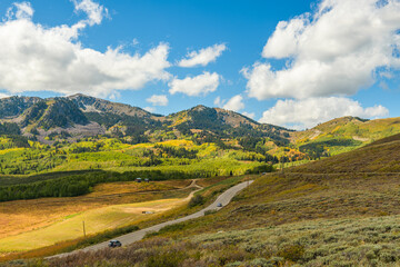 Fototapeta na wymiar Park City, Utah, USA Landscape