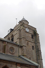 Fototapeta na wymiar église du Crotoy