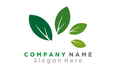 brand leaf icon logo